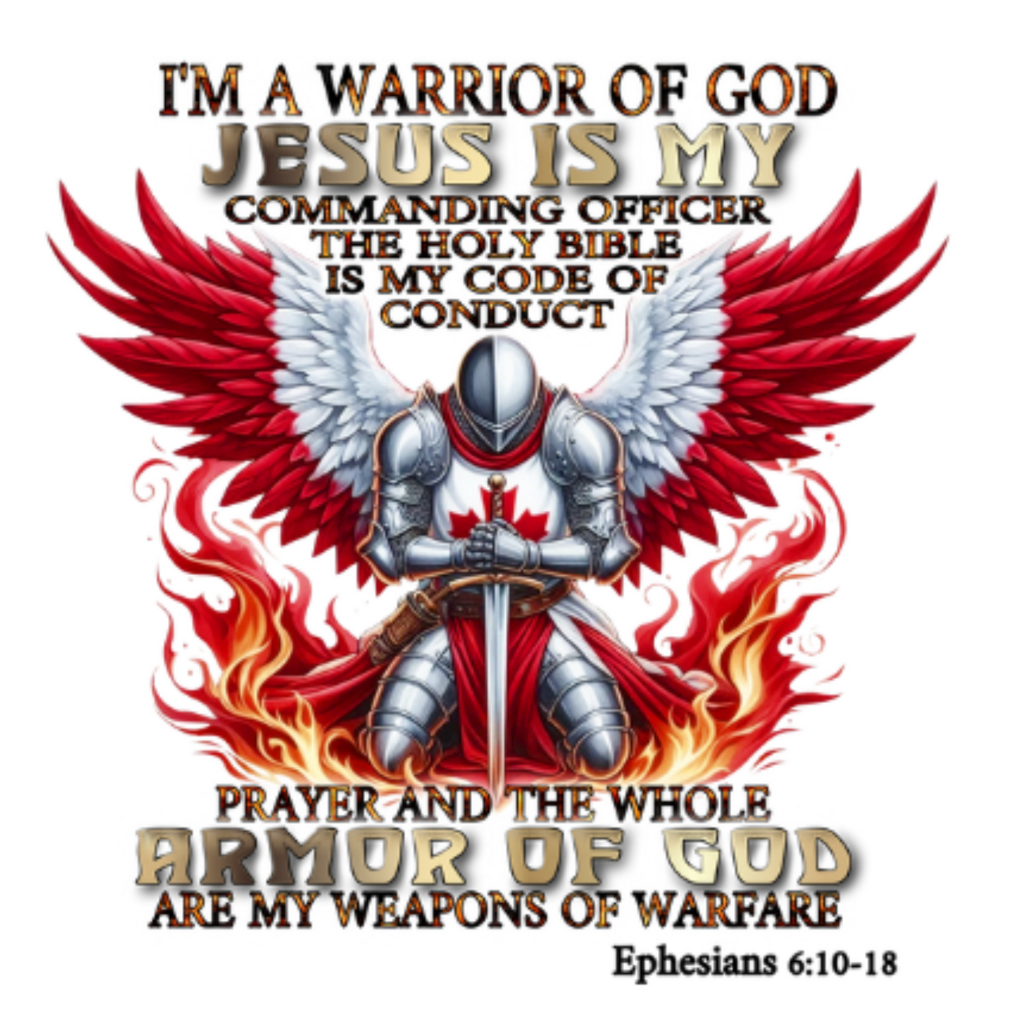 Men's T-Shirt - Canadian Male Warrior