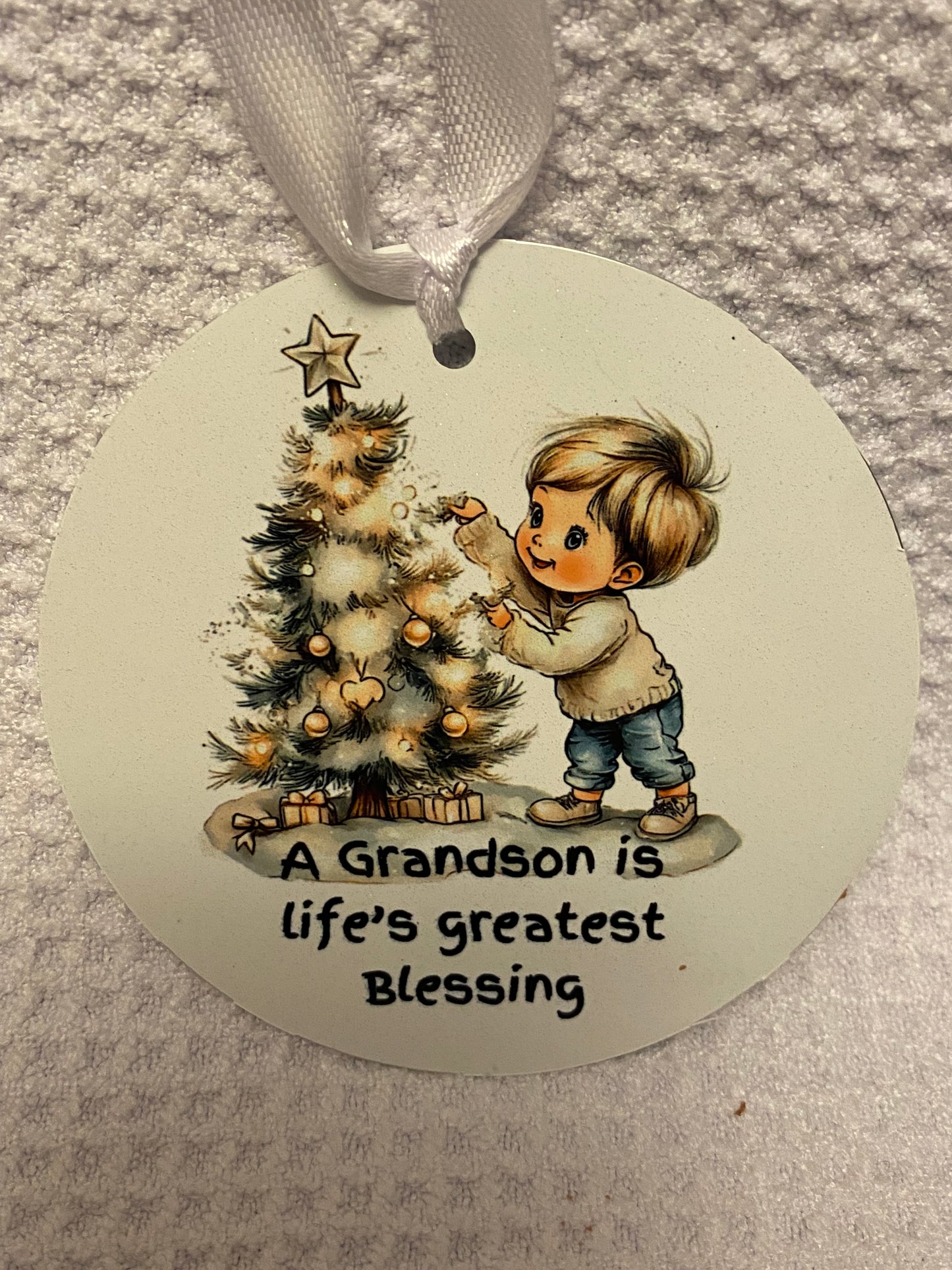 Grandson Christmas Ornament
