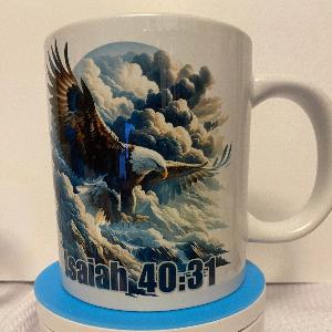 NEW-BIG 20 oz - Isaiah 40:31 Ceramic Mug