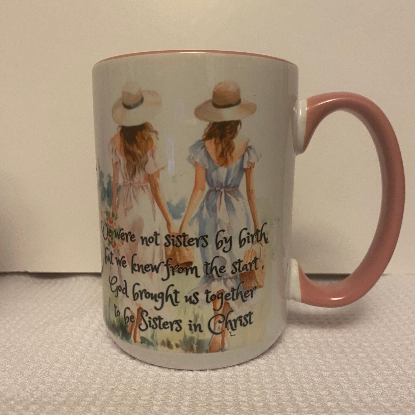 Sisters in Christ-Walking - Ceramic Mug