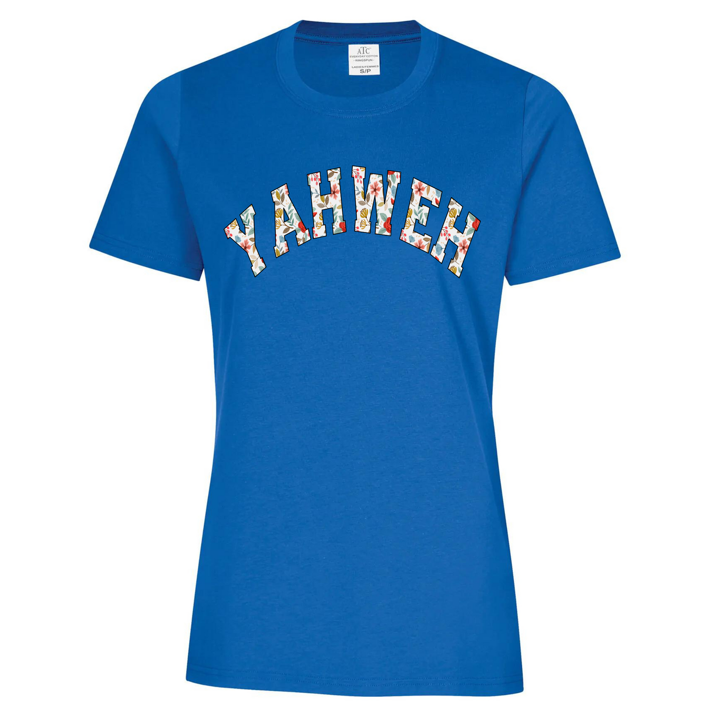 Floral Yahweh-Ladies S.S Tshirt
