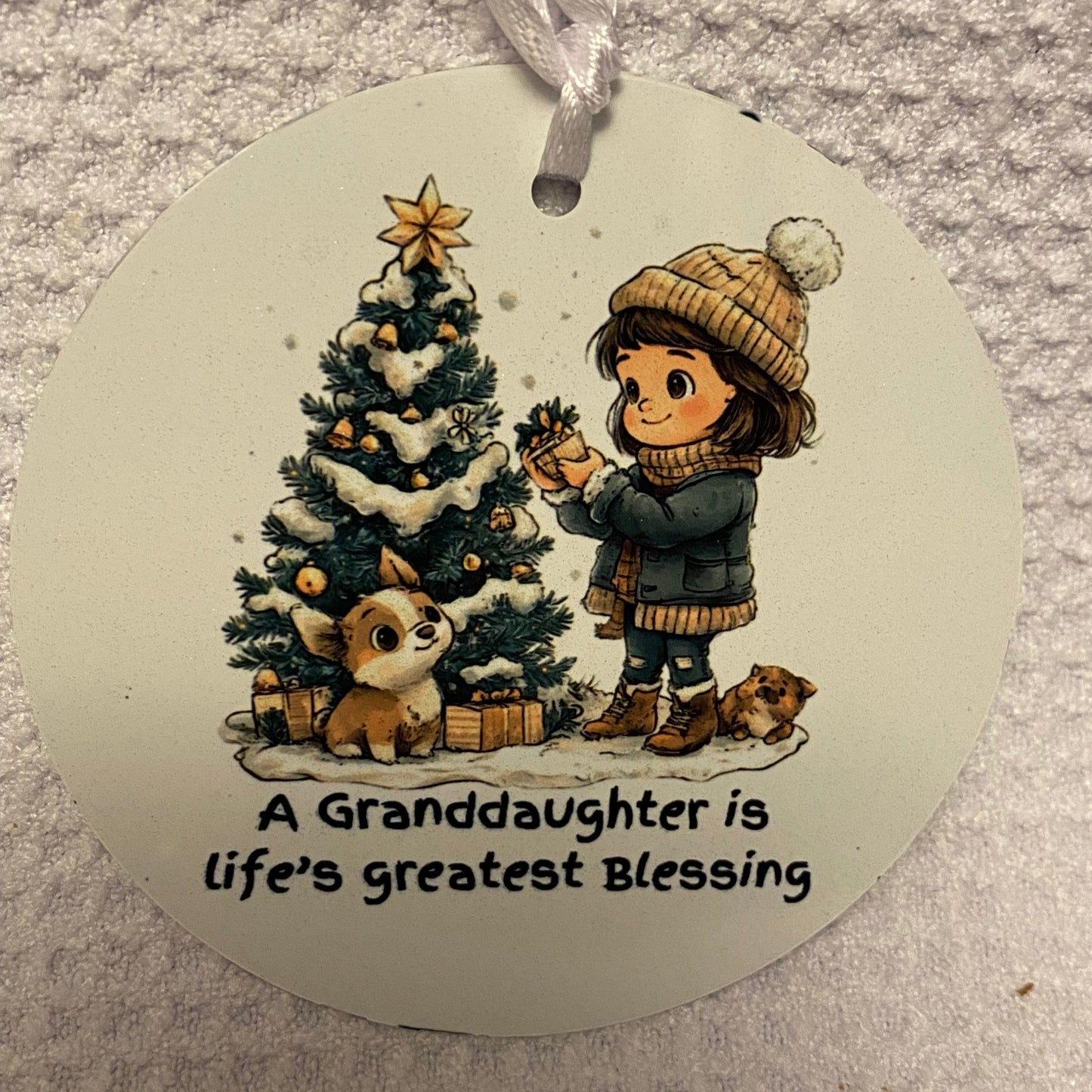 Granddaughter Christmas Ornament