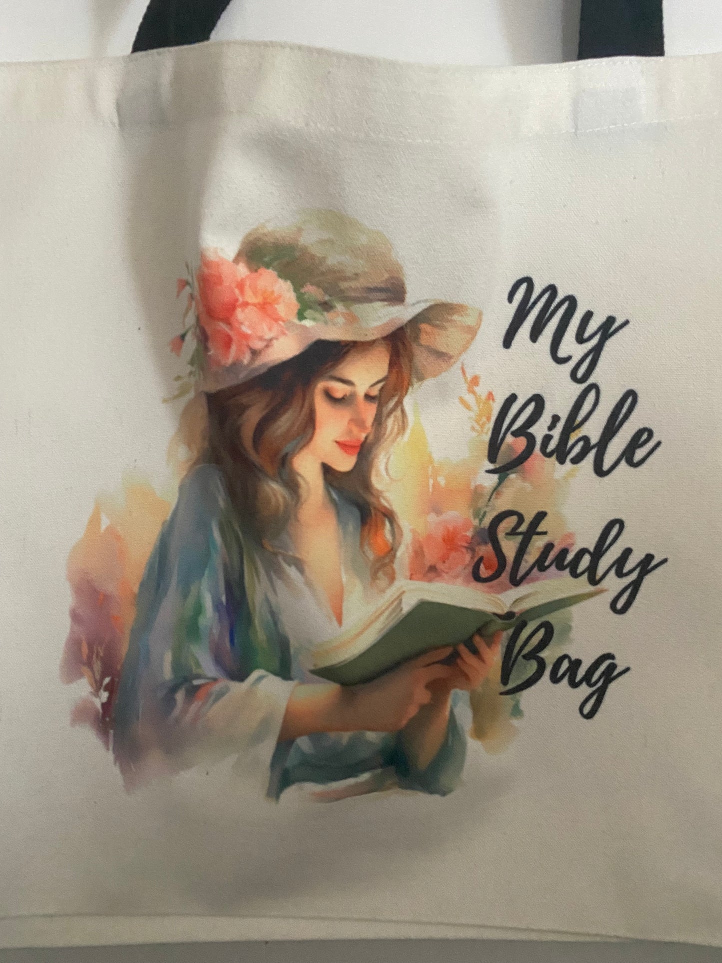 My Bible Study Bag #1-Large Tote Bag