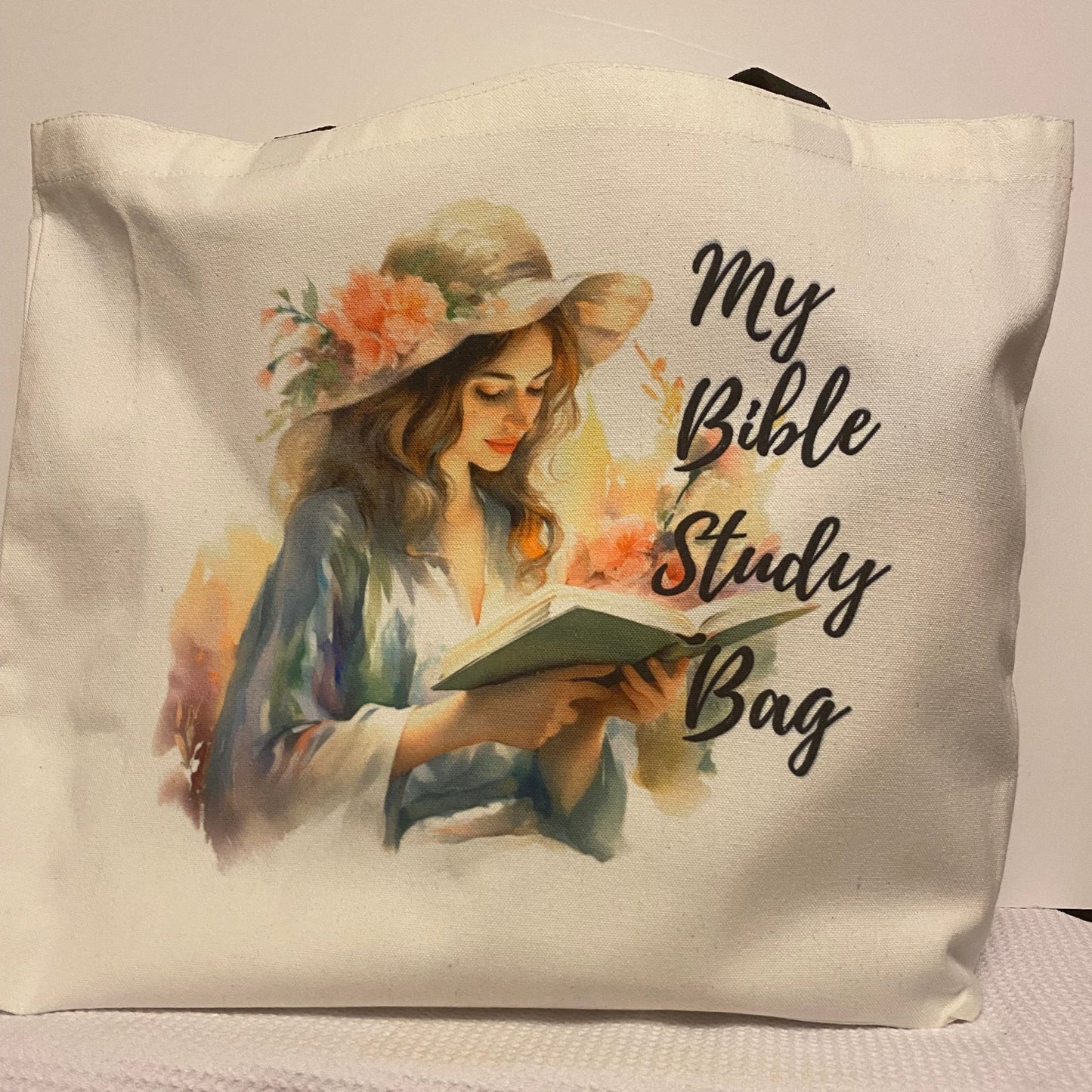 My Bible Study Bag #1-Large Tote Bag