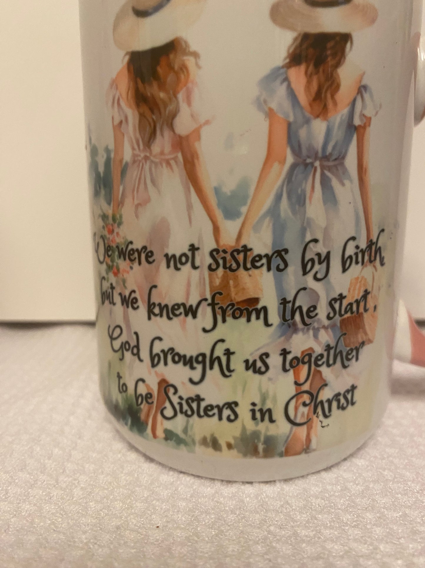 Sisters in Christ-Walking - Ceramic Mug