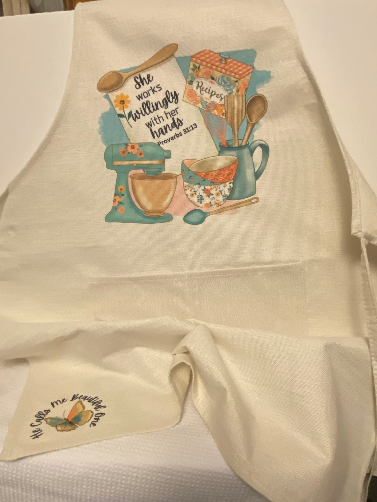 She is Clothed Adult Apron