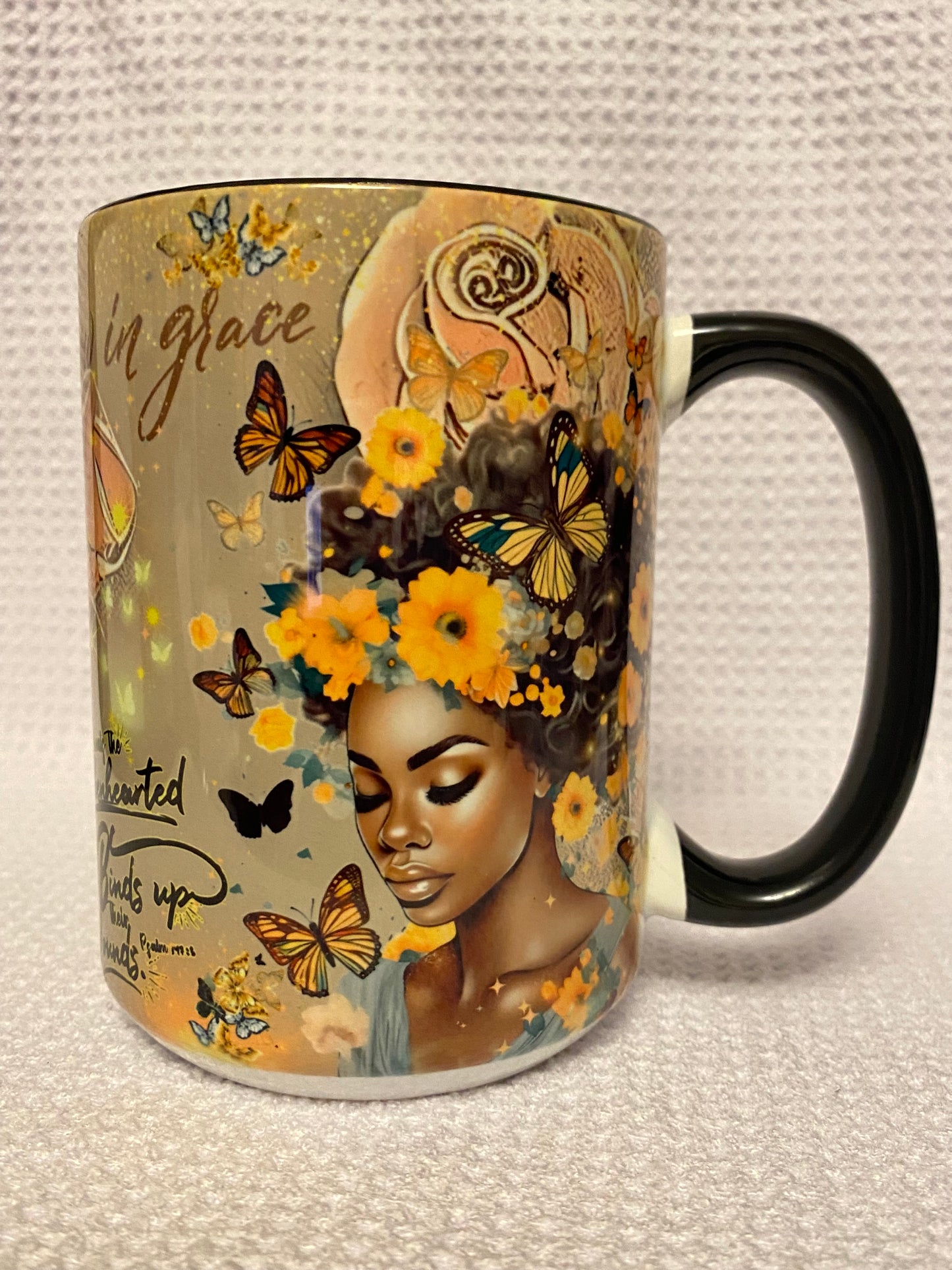 Grow in Grace -Black Woman-Ceramic Mug