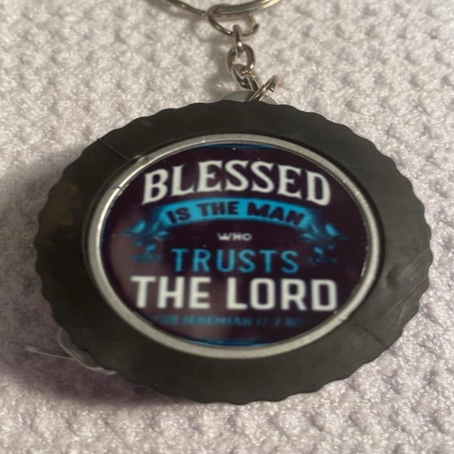 Car Tire Tape Measure Keychain