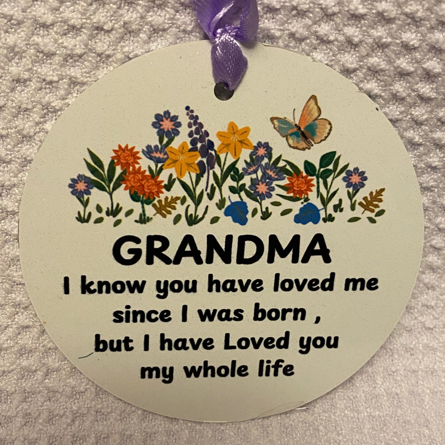 Grandma Floral Ornament