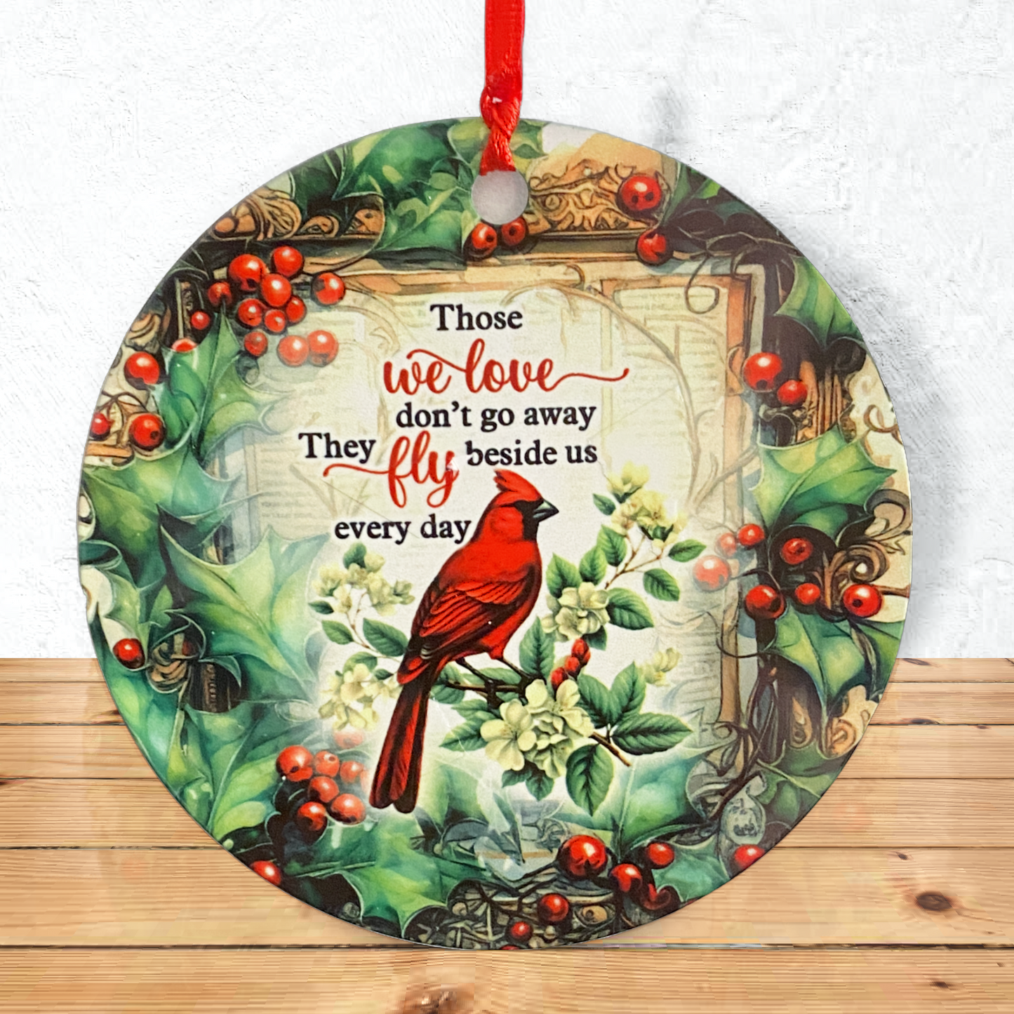 Cardinal Memorial Ornament