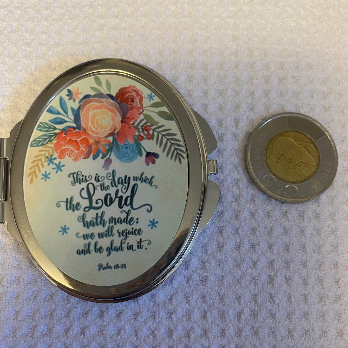 This is the Day Oval Compact Mirror