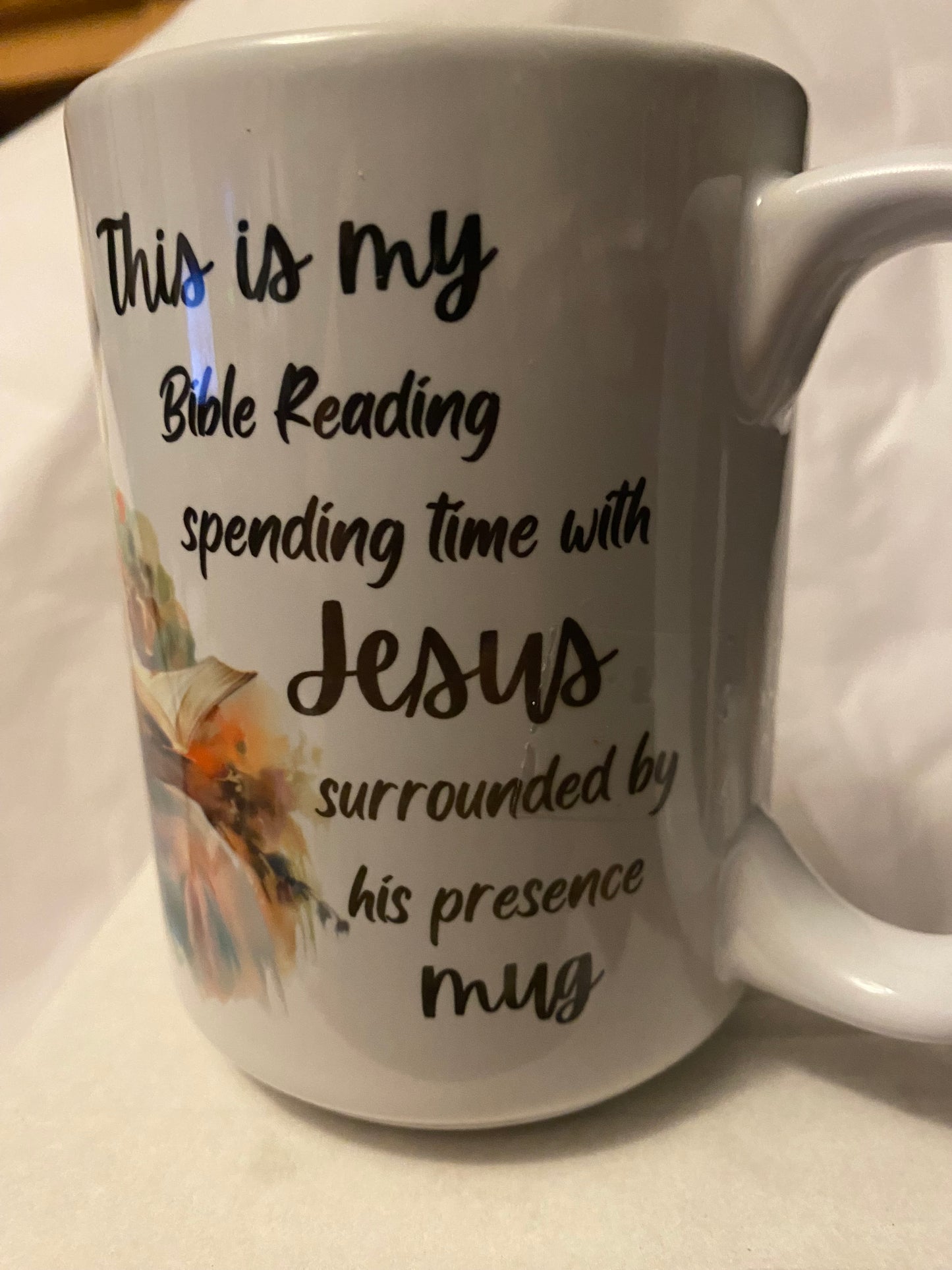 Female Bible Reading-Ceramic Mug