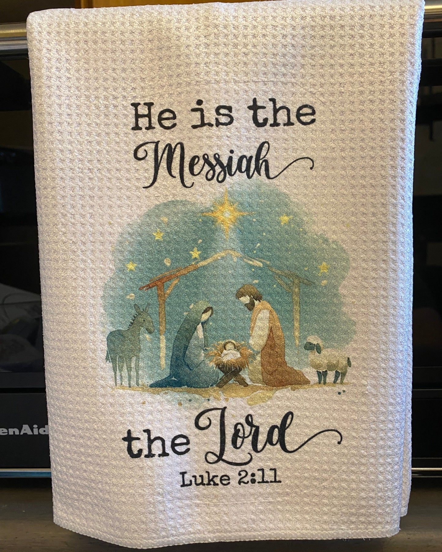 He is The Messiah Tea Towel