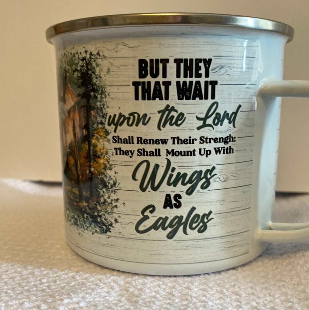 Wings as Eagle Metal Camp Mug