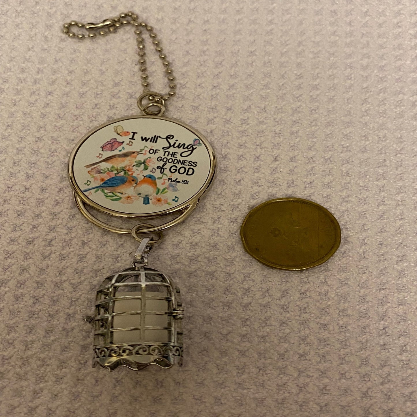 I Will Sing Aromatherapy Birdcage Car Ornament-SPECIAL BUY-LIMITED STOCK