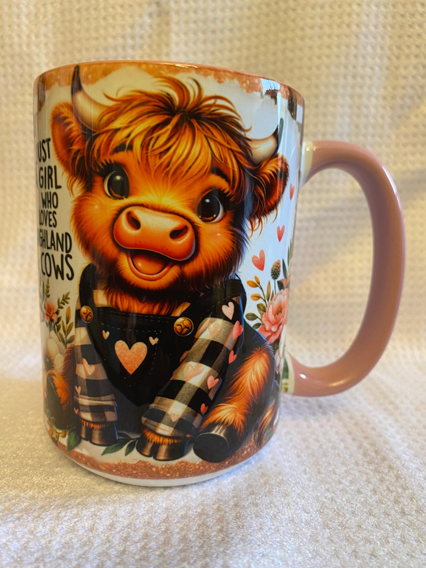 Just a girl who loves Highland Cows -Ceramic Mug