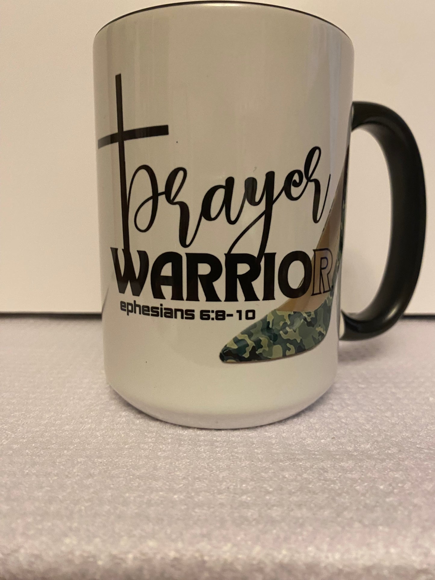 Prayer Warrior -SHOE-Ceramic Mug