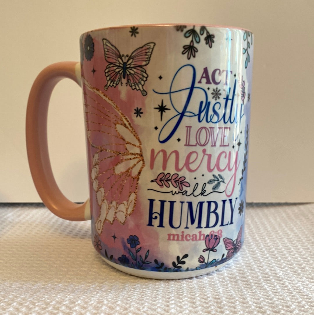 Act Justly Ceramic Mug