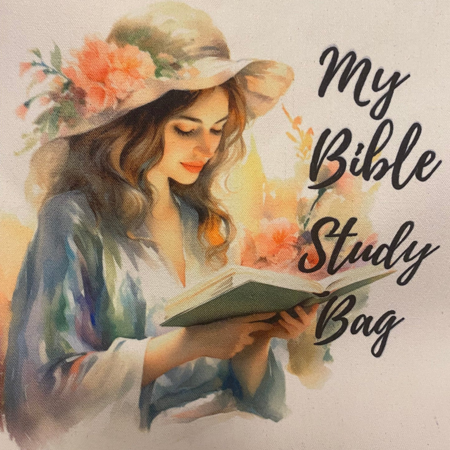 My Bible Study Bag #1-Large Tote Bag