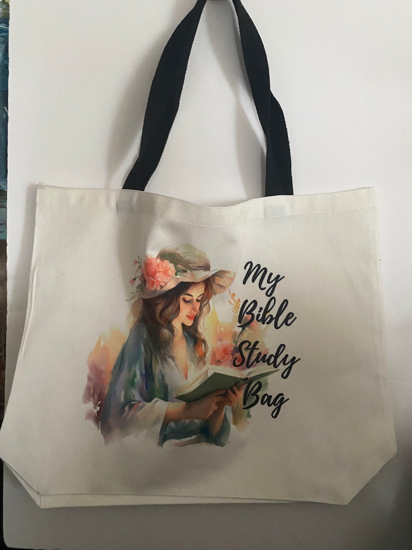 My Bible Study Bag #1-Large Tote Bag