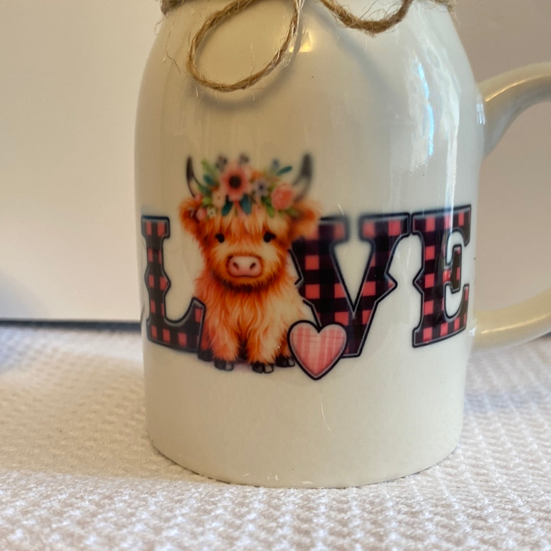 DISCONTINUED-Kids Milk Can Farmhouse Mug