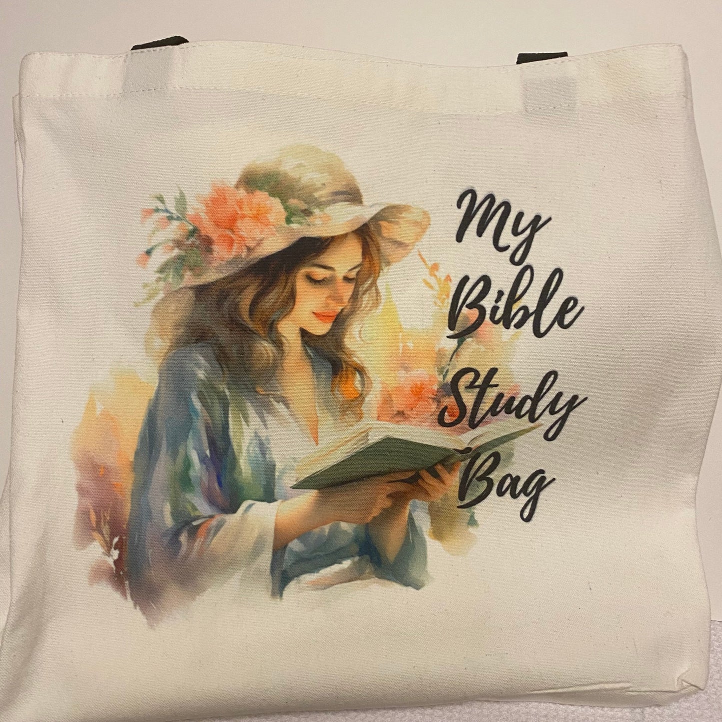 My Bible Study Bag #1-Large Tote Bag