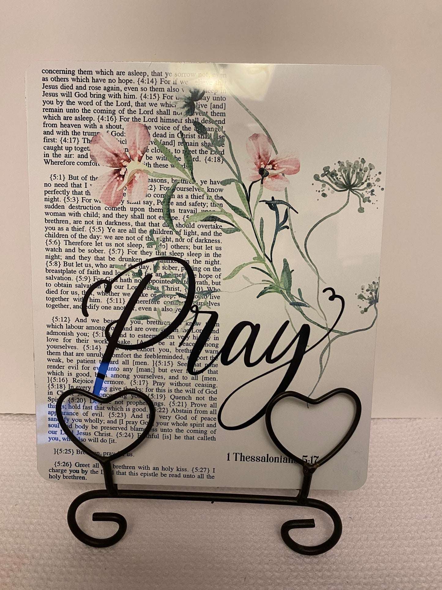PRAY-8 x 10 Inch Aluminum Print