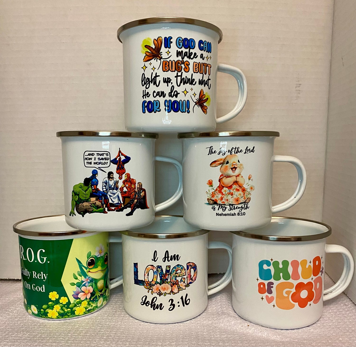 Kids/Youth Metal Mug/Camping,Campfire