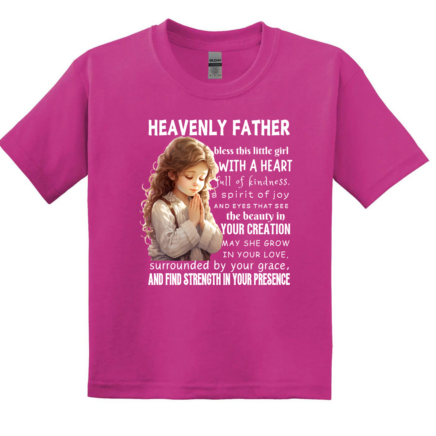 Kids/Youth SS Tee -Girl-Heavenly Father