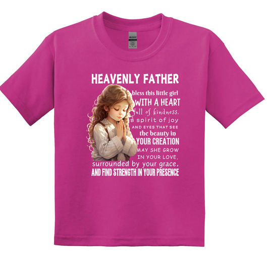 Kids/Youth SS Tee -Girl-Heavenly Father
