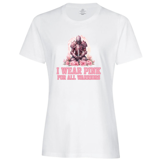 I Wear Pink -Breast Cancer Awareness-Ladies S.S Tshirt
