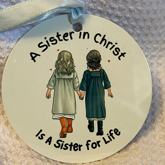 A Sister in Christ -Walking-Ornament