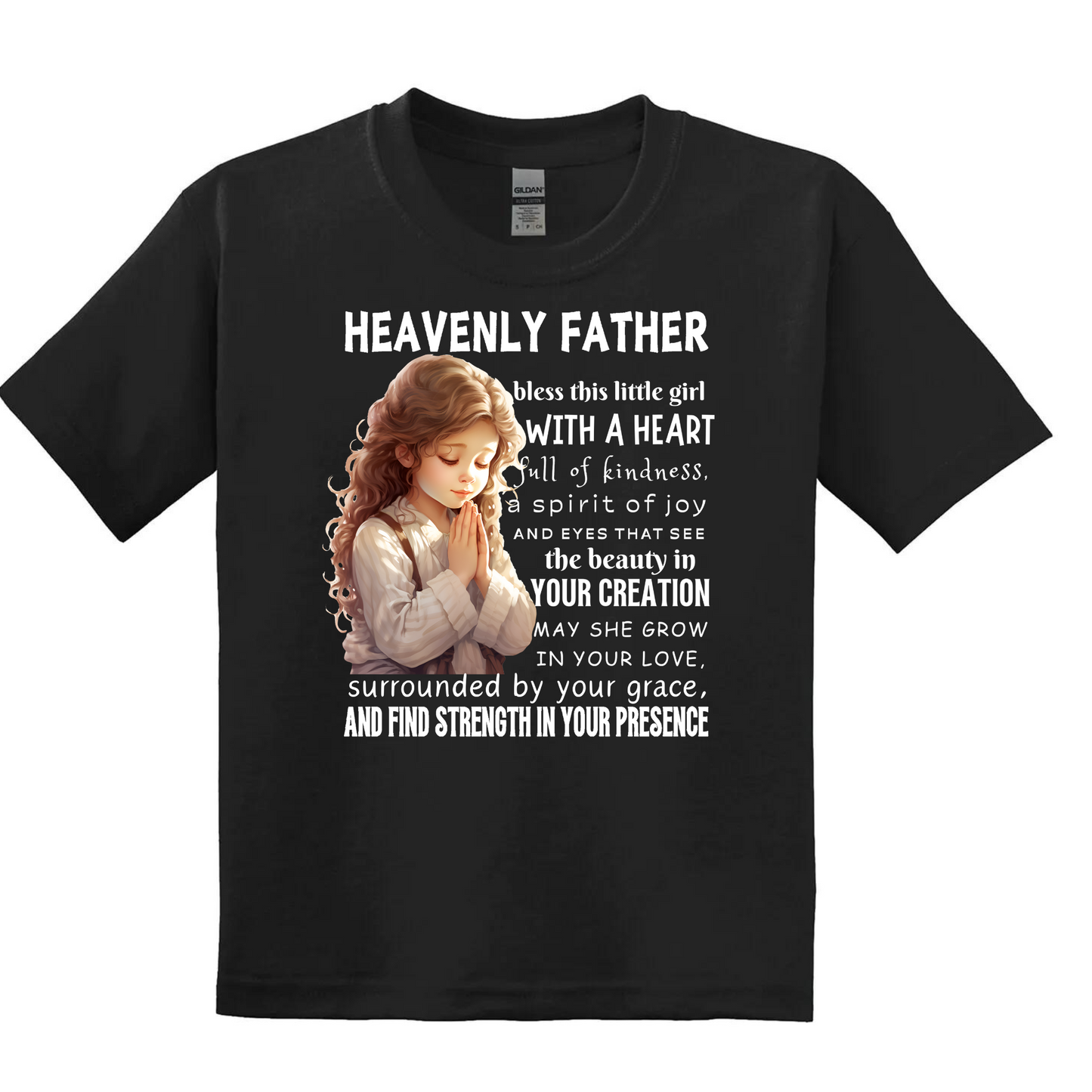 Kids/Youth SS Tee -Girl-Heavenly Father