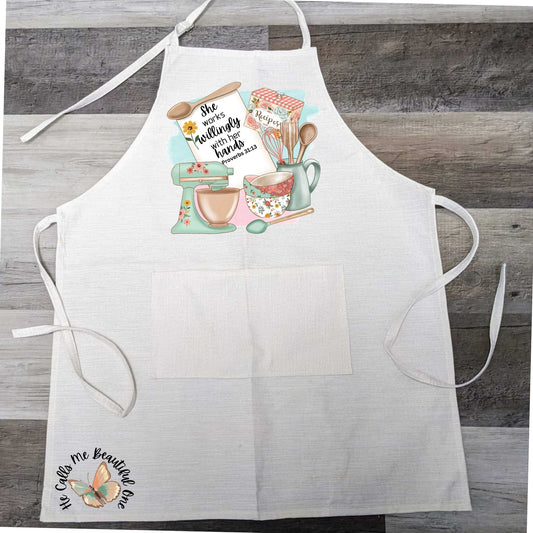She is Clothed Adult Apron