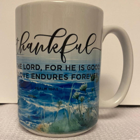Thankful to the Lord -Ceramic Mug