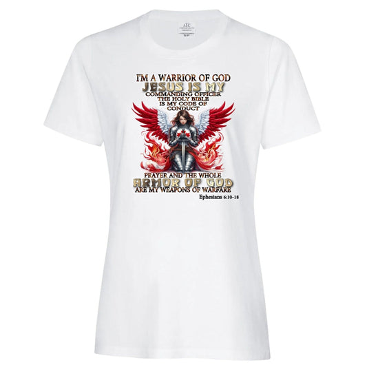 Canadian Woman Warrior-Ladies SS T-Shirt
