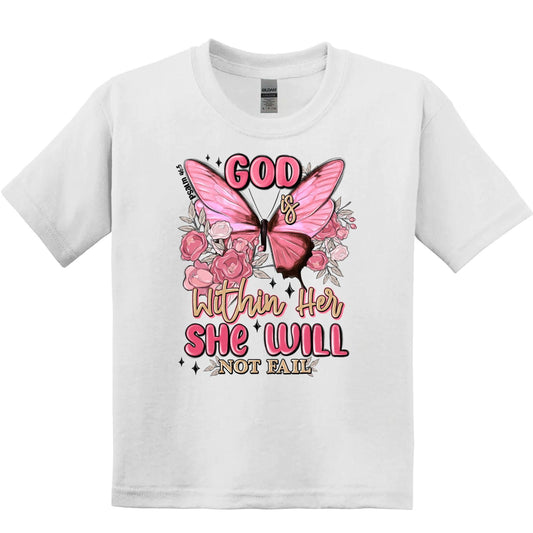 Kids/Youth SS Tee - God within Her