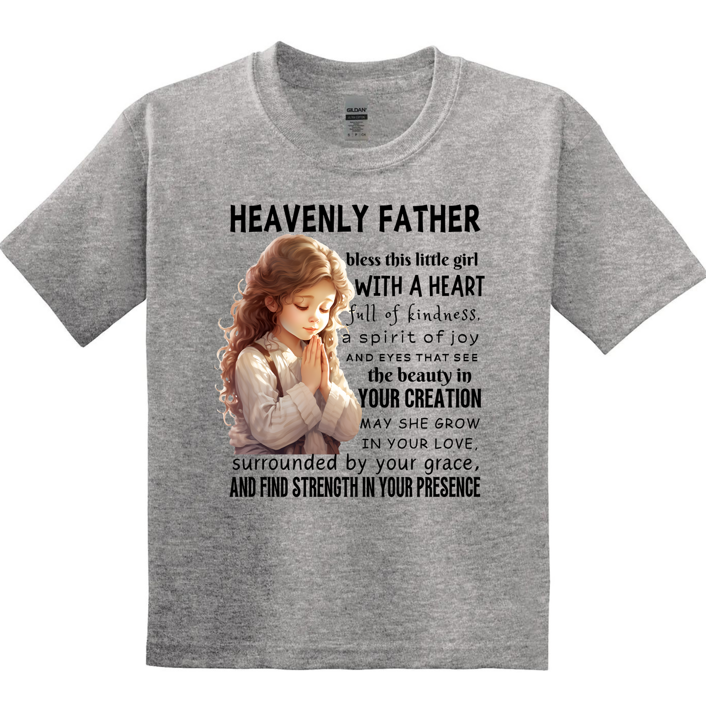 Kids/Youth SS Tee -Girl-Heavenly Father
