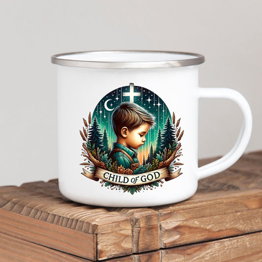 Male Child of God- Kids/Youth Metal  Mug