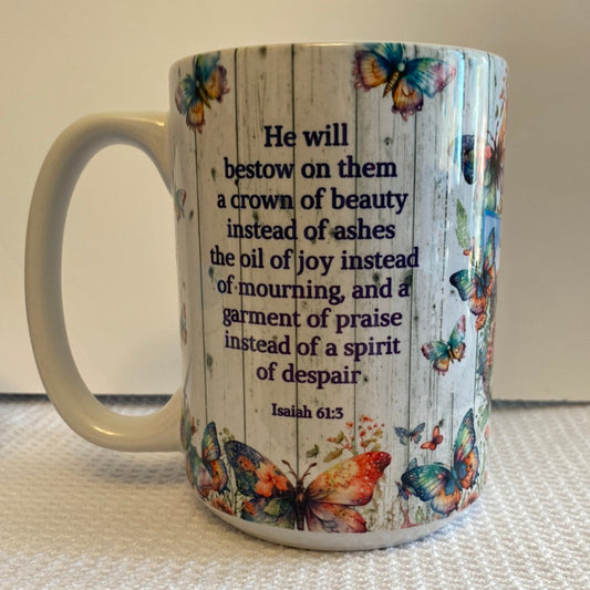 A Crown of Beauty Ceramic Mug