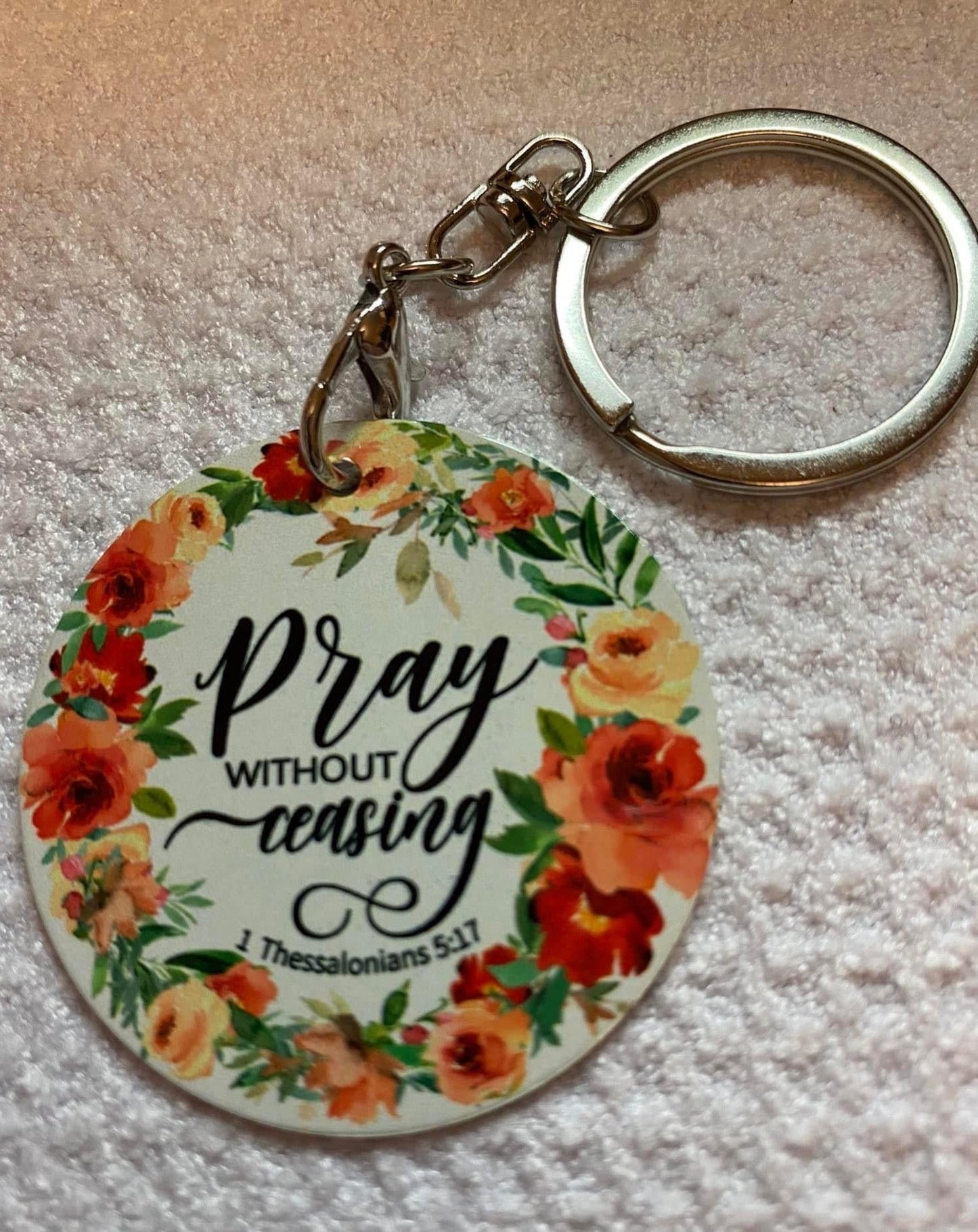 2 Inch Round Aluminum Keychains
