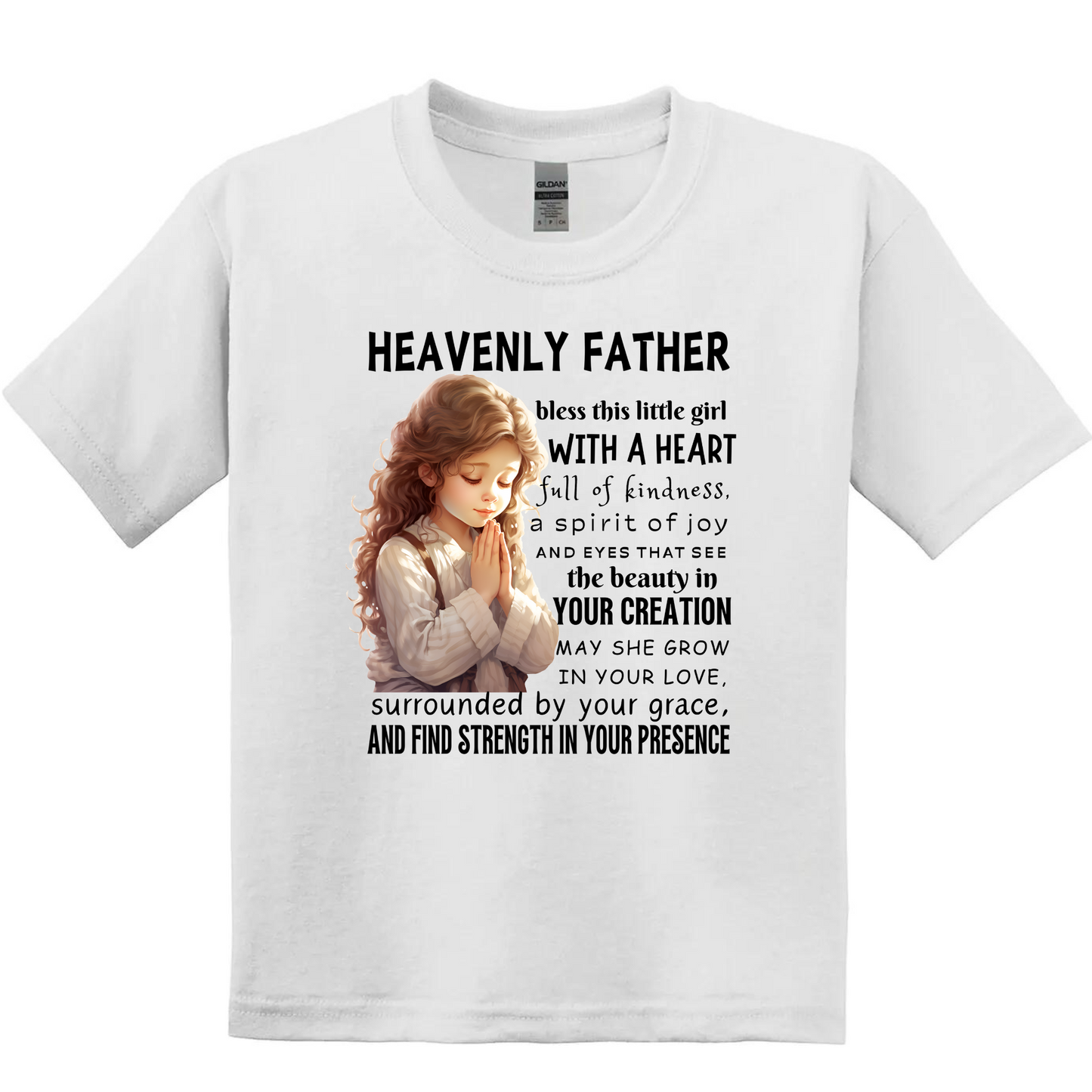 Kids/Youth SS Tee -Girl-Heavenly Father