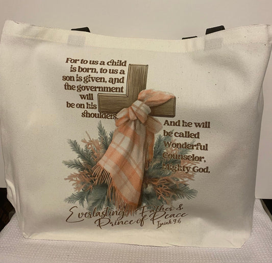 Christmas-Everlasting Father-Large Tote Bag