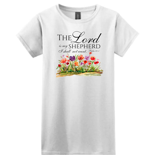 Ladies S.S Tshirt - The Lord is my Shepard