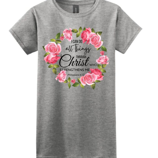 I can do all Things-Ladies S.S Tshirt