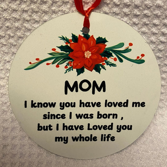 Mom Christmas Ornament