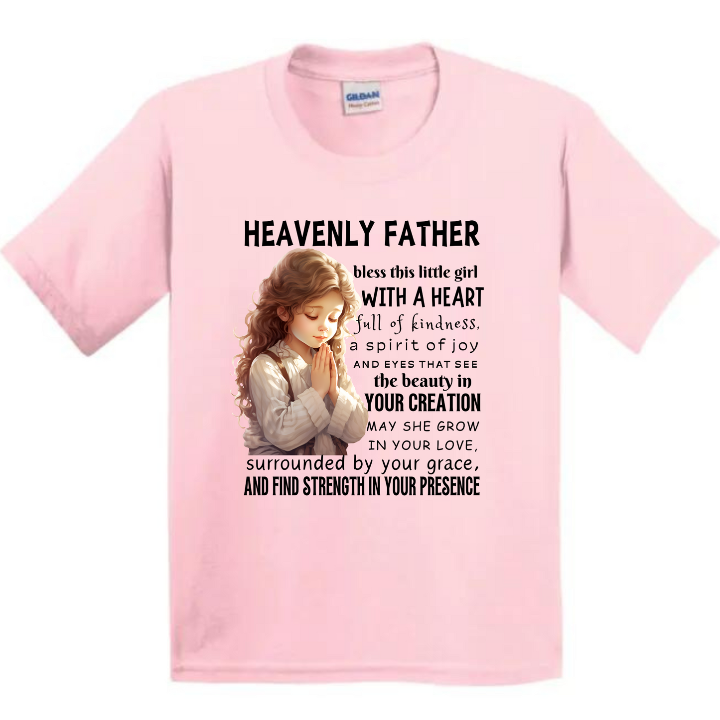 Kids/Youth SS Tee -Girl-Heavenly Father