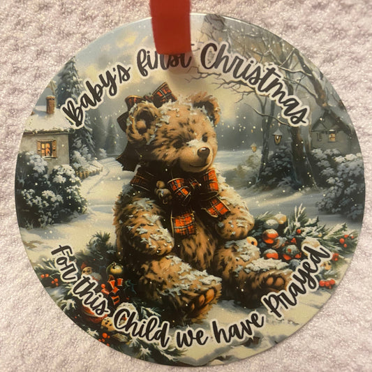 Baby’s First Christmas Ornament