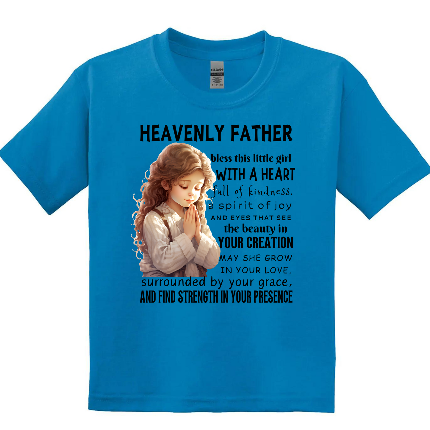 Kids/Youth SS Tee -Girl-Heavenly Father