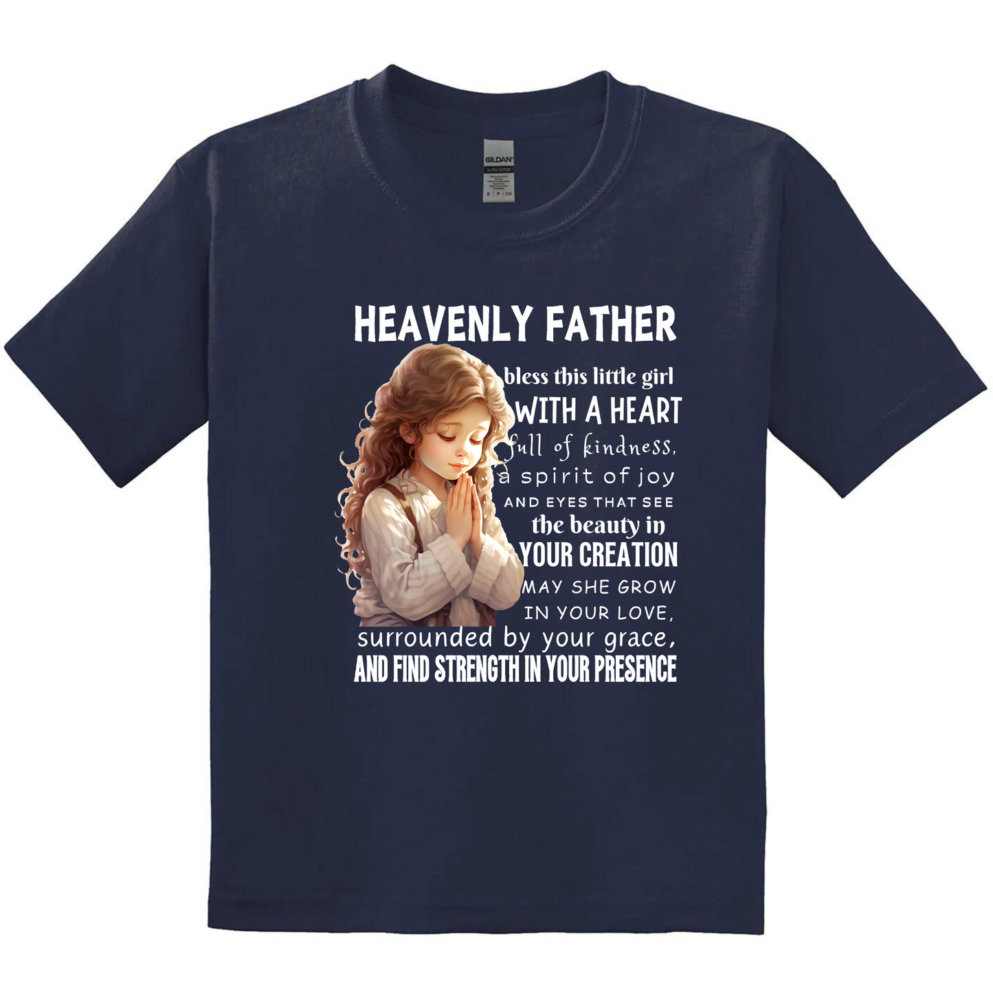 Kids/Youth SS Tee -Girl-Heavenly Father